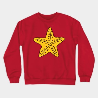 Starfish, Sea star. A cute, pretty sea star drawing. Crewneck Sweatshirt